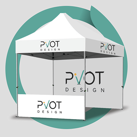 Printed Front & Back Wall Marquee Printed Front & Back Wall Marquee